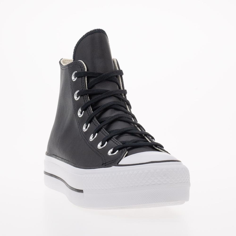 Cipő Converse Chuck Taylor All Star Lift Platform Leather 561675c Női Fekete 9508