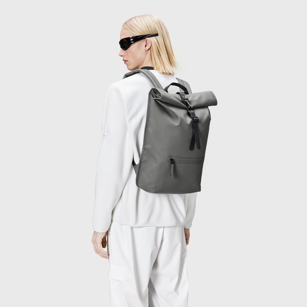 Hátitáska Rains Rolltop Rucksack 13320-13 - szürke