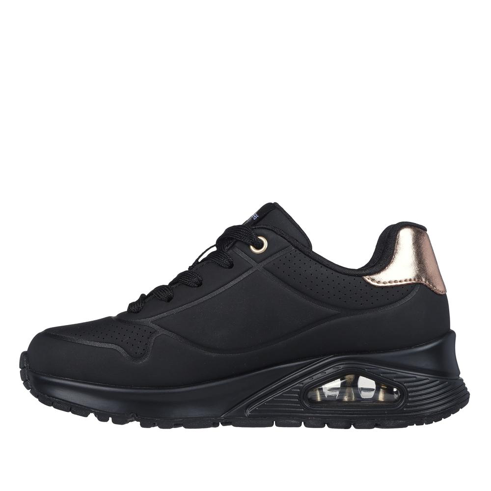 Gyerek cipő Skechers Uno Gen 1 Shimmer Away 310545LBBK - fekete