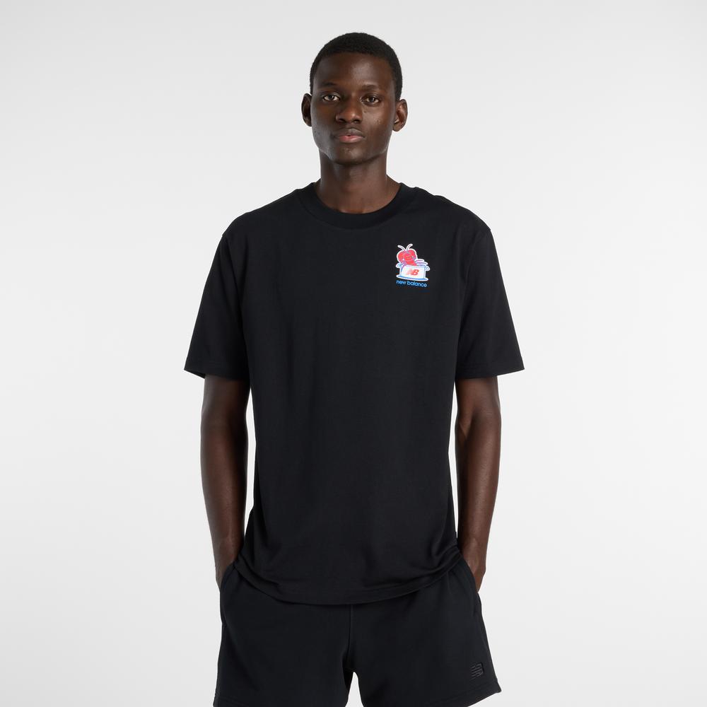 Férfi futópóló New Balance MT61Y1F6BK - fekete