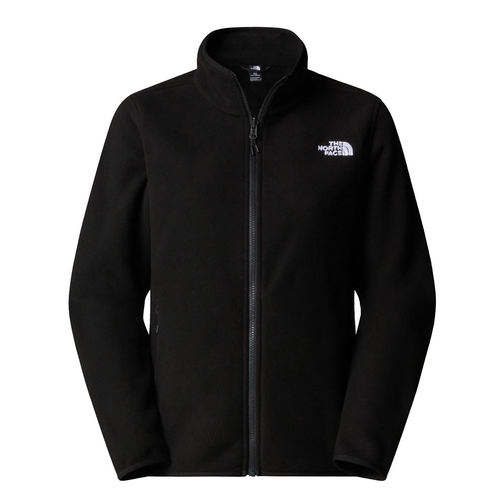 Női pulóver The North Face 100 Glacier Full-Zip Fleece 0A8D2FJK31 - fekete