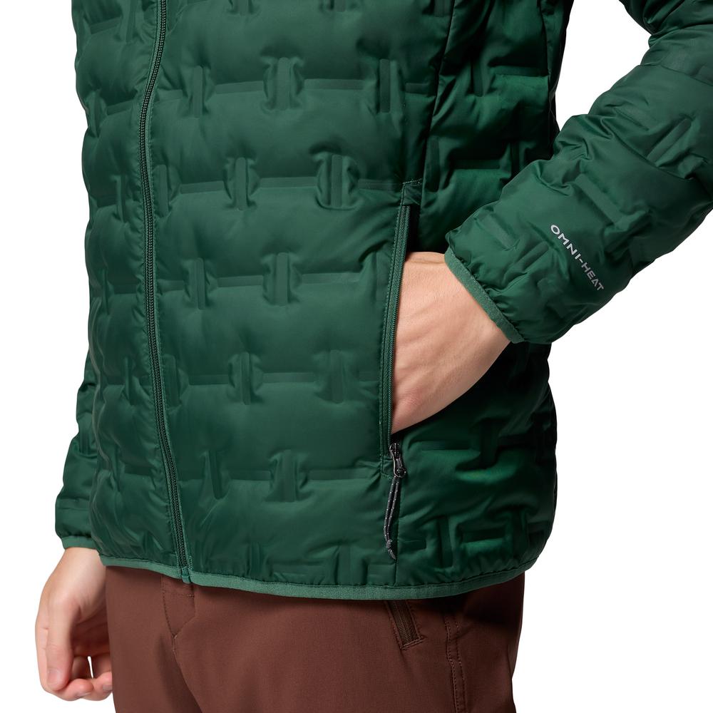 Férfi dzseki Columbia Delta Ridge II Down Hooded 2086222375 - zöld