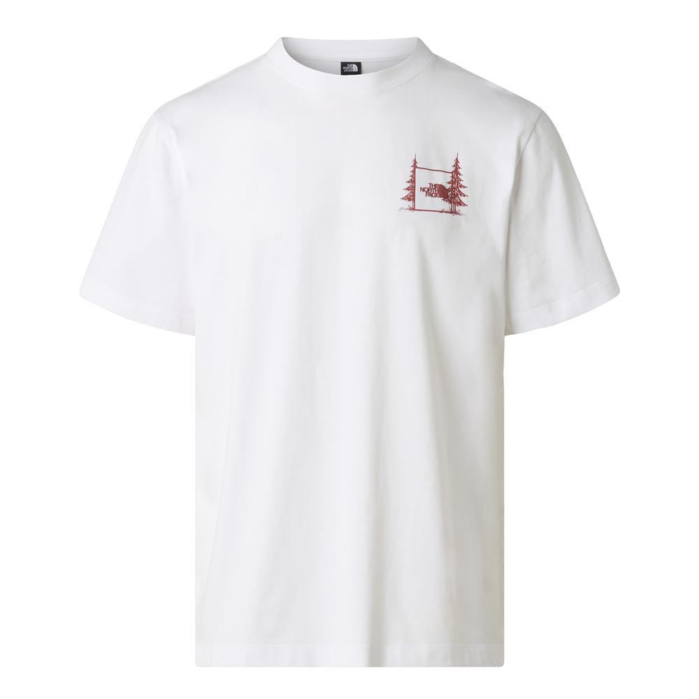 Póló férfi The North Face Camping 0A8GQMFN41 - fehér