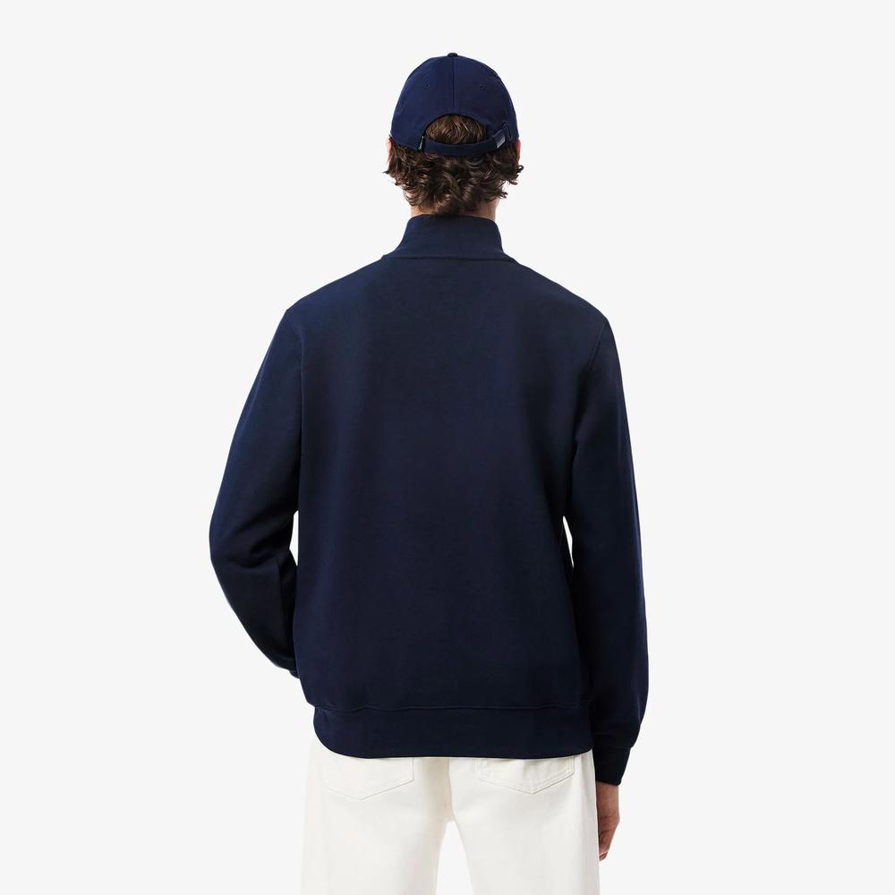 Pulóver férfi Lacoste Interlock SH9774-166 - sötétkék