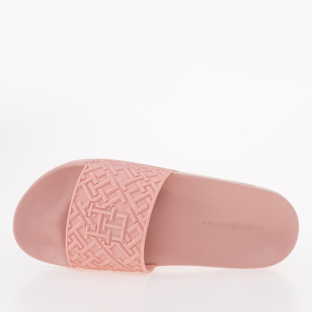 Flip Flop Tommy Hilfiger Monogram Pool FW0FW06987-TQS - rózsaszín