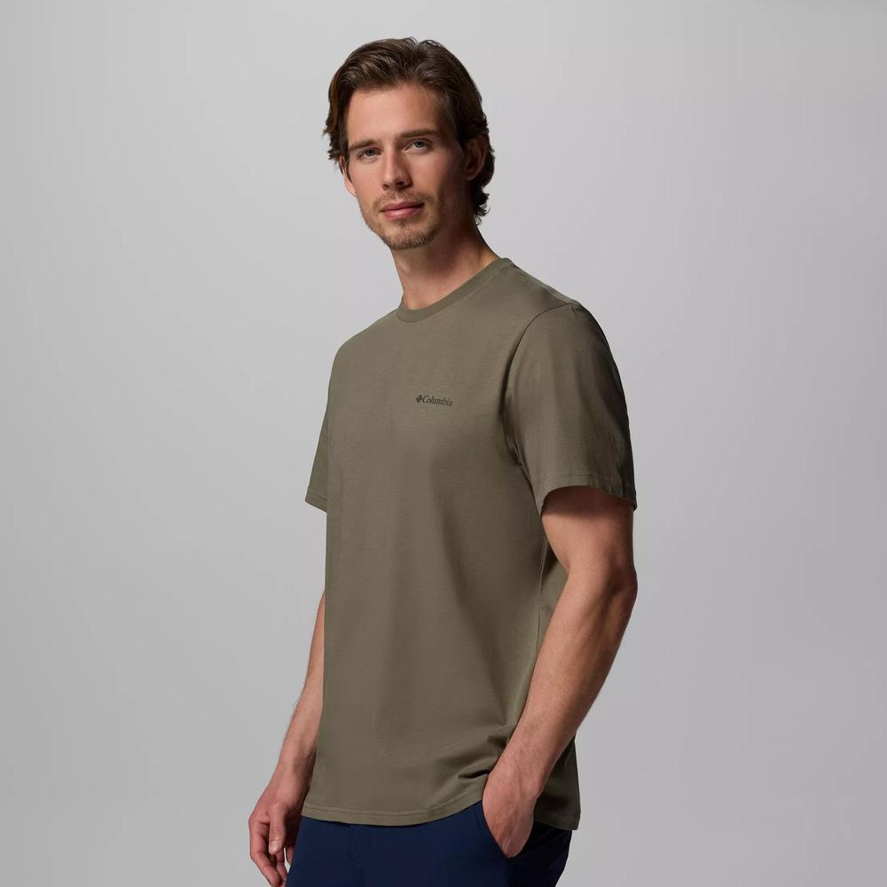 Férfi póló Columbia CSC Basic 2154991397 - zöld