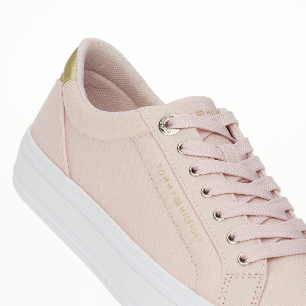 Cipő Tommy Hilfiger Essential Vulc Canvas FW0FW07682-TJQ - rózsaszín