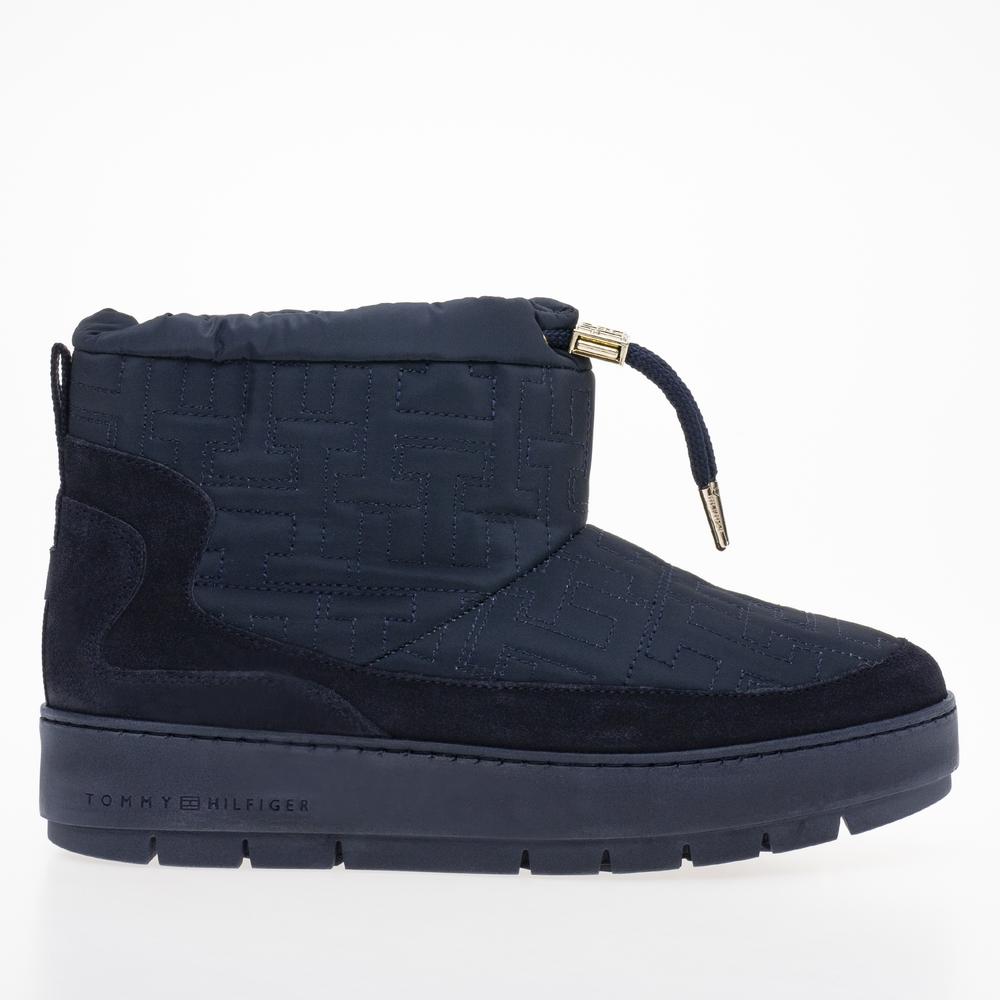 Cipő Tommy Hilfiger Tommy Monogram Snowboot FW0FW07637-DW6 - sötétkék