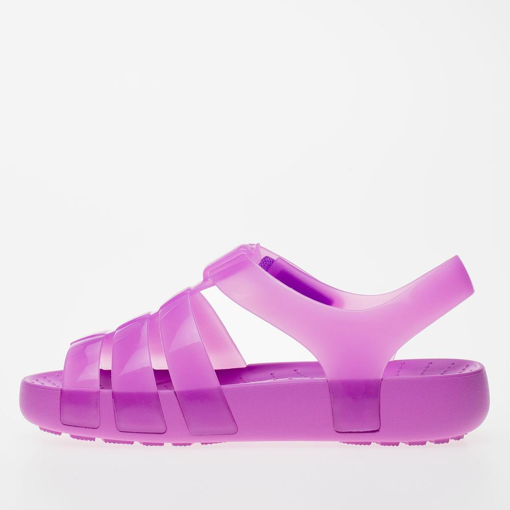 Szandál Crocs Isabella Jelly Sandal 209837-6WQ - rózsaszín