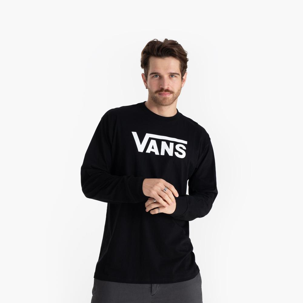 Pulóver Vans Classic LS VN000K6HY281 - fekete