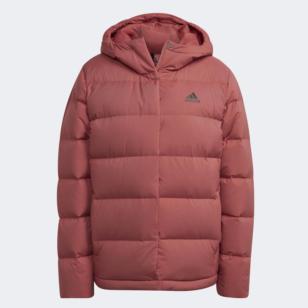 Dzseki adidas Helionic Hooded Down HG8745 - piros
