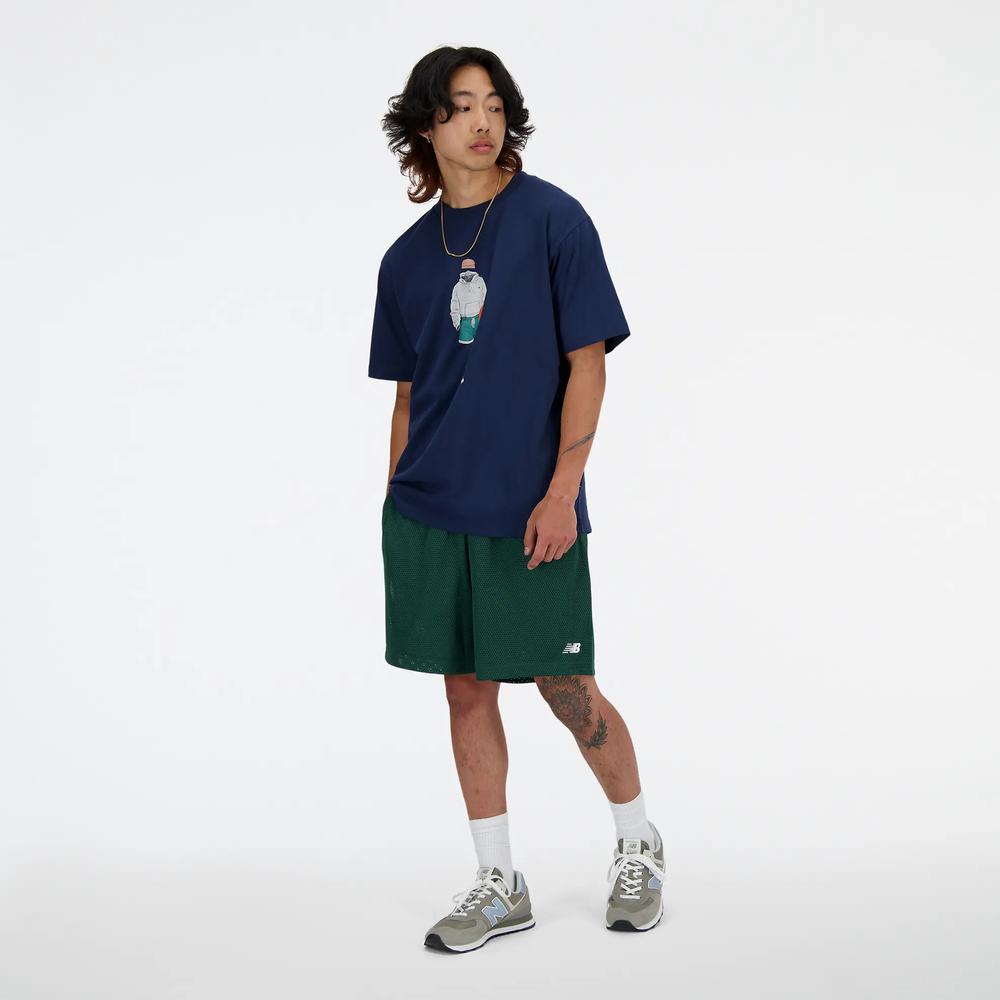 Férfi futópóló New Balance MT41578NNY - sötétkék