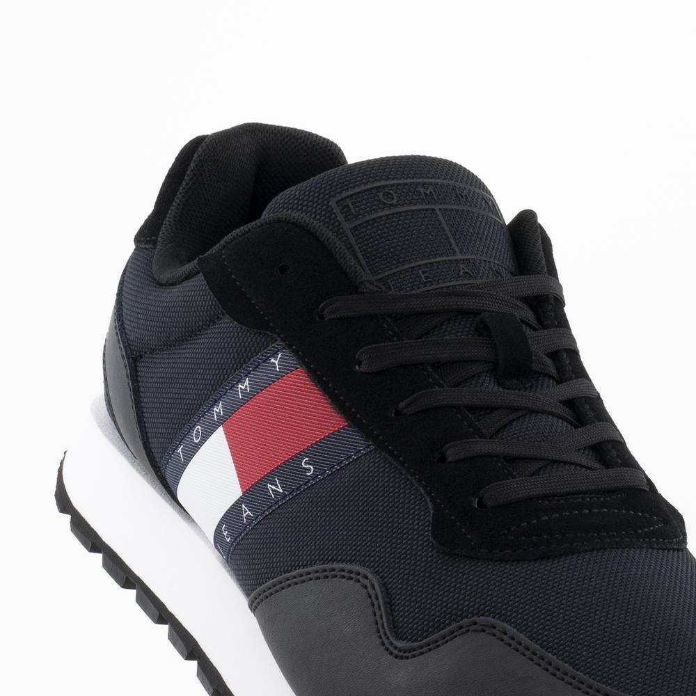 Cipő Tommy Jeans Retro Runner EM0EM01081-BDS - fekete
