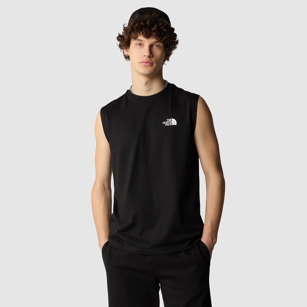 Póló The North Face Simple Dome Tank 0A87R3JK31 - fekete