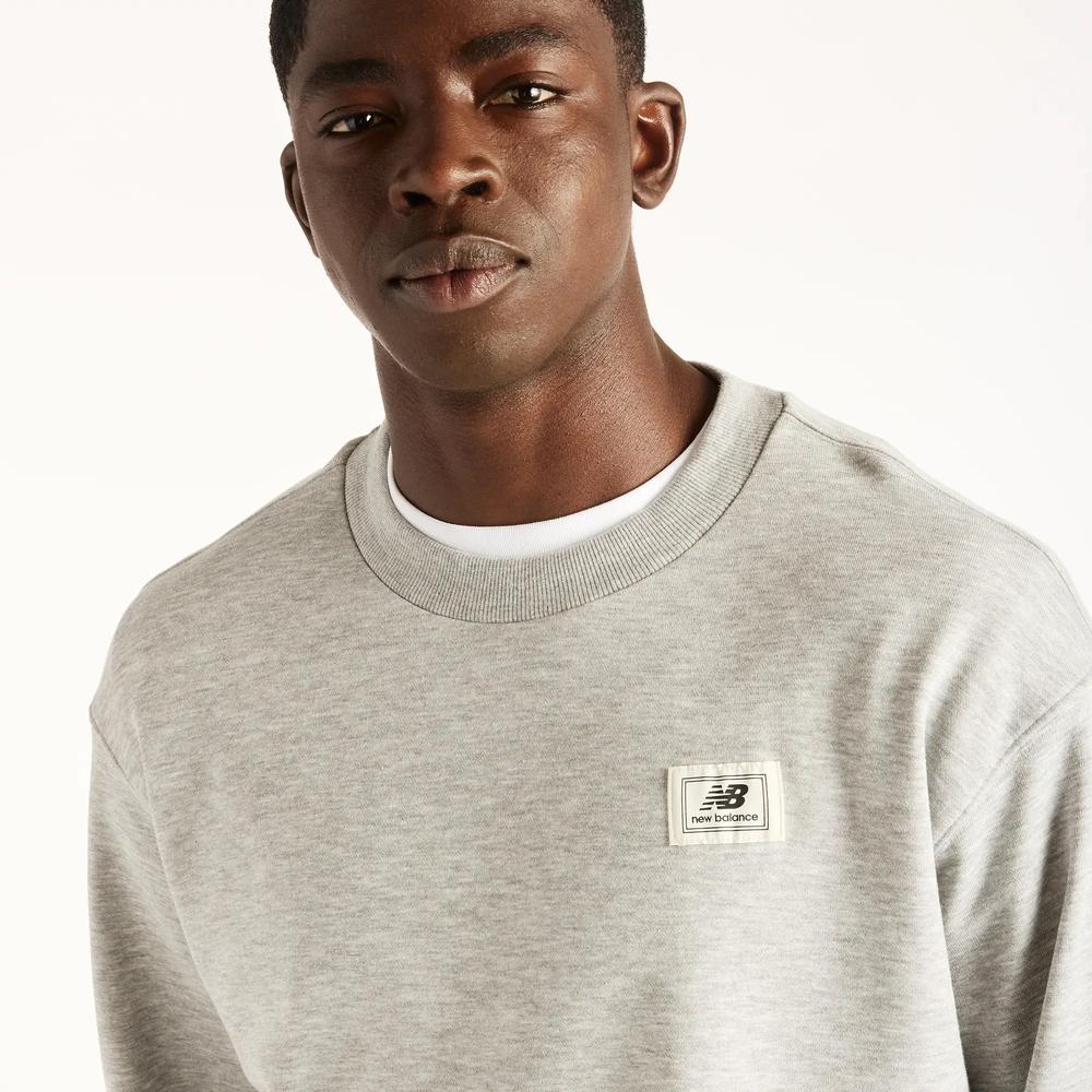 Férfi felső New Balance Woven Label MT6175T5AGM - szürke