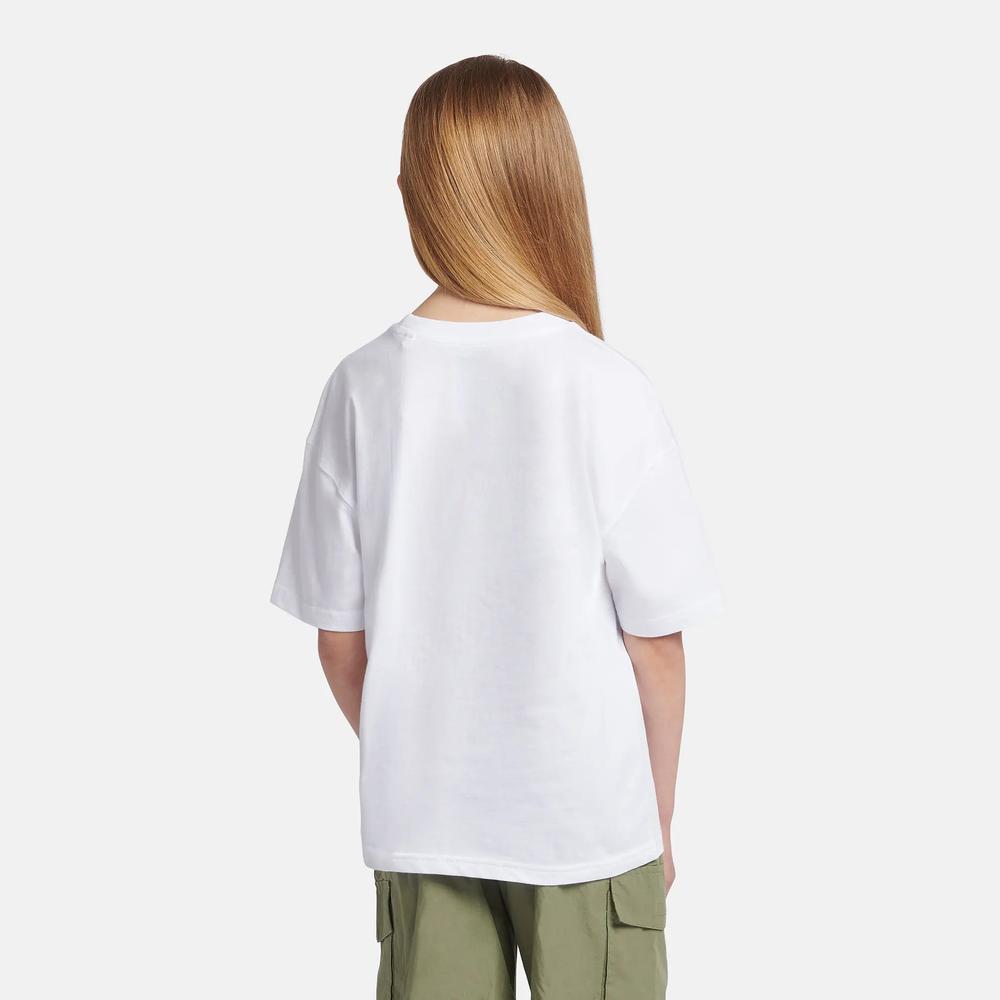 Póló gyerek New Balance LAKG0001BWE - fehér