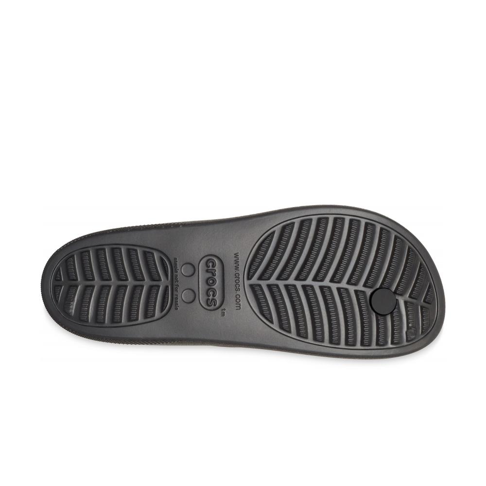 Flip Flop Crocs Classic Platform Flip 207714-001 - fekete