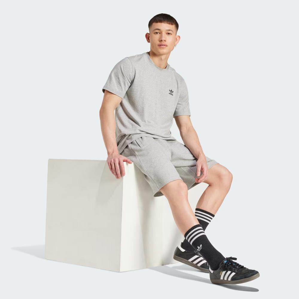 Rövidnadrág adidas Originals Essentials Trefoil IY8517 - szürke