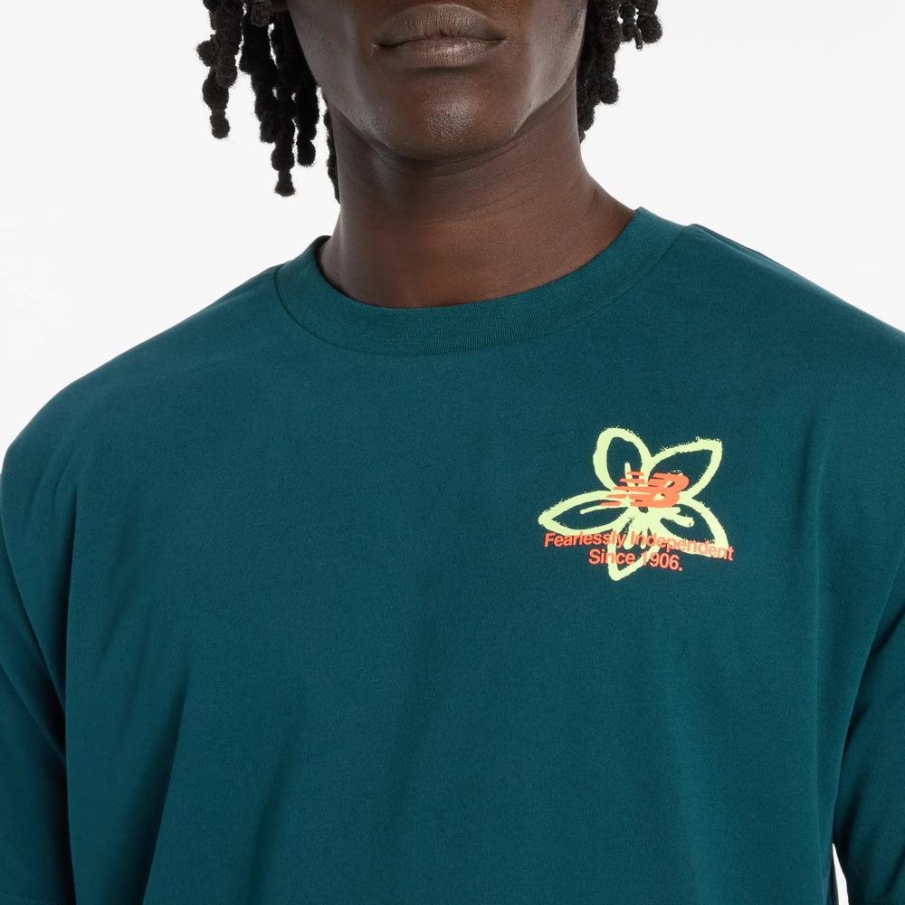 Férfi póló New Balance MT61T0QMAAV - zöld