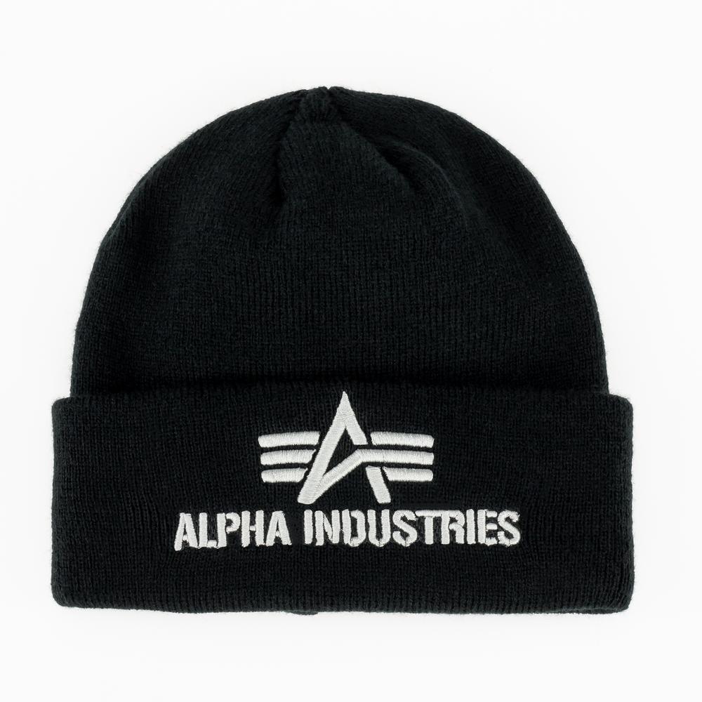 Sapka Alpha Industries 3D Beanie 16891003 - fekete