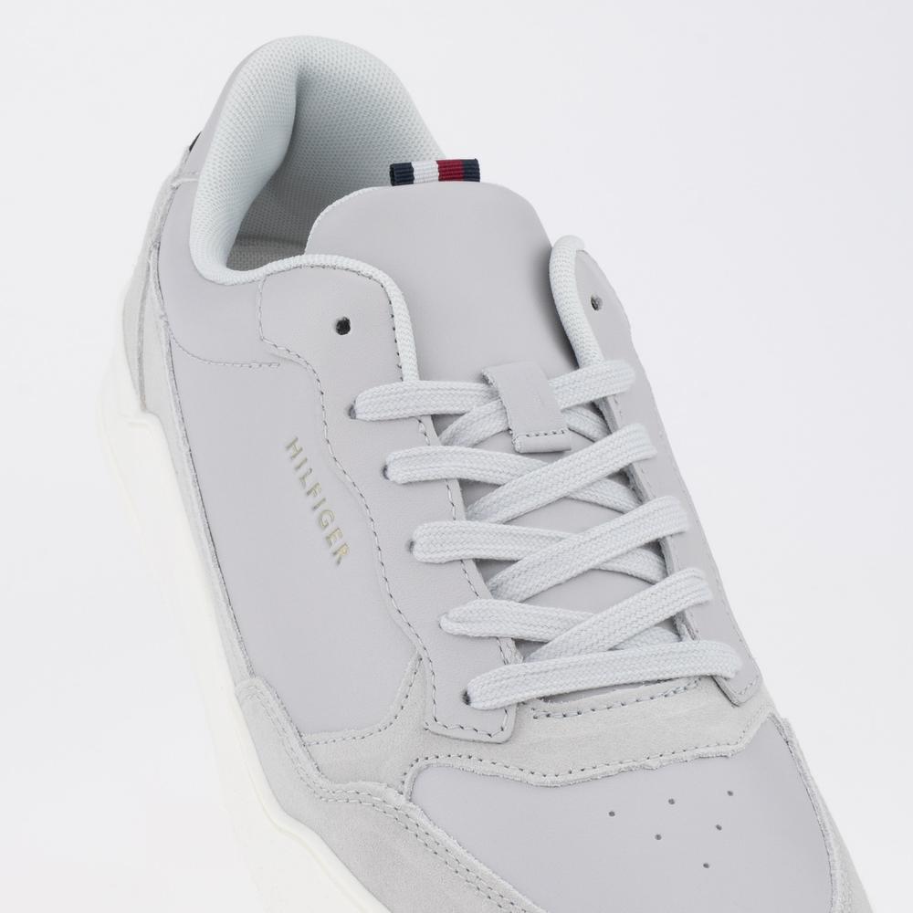 Cipő Tommy Hilfiger Elevated Cupsole Leather Mix FM0FM04358-PSU - szürke