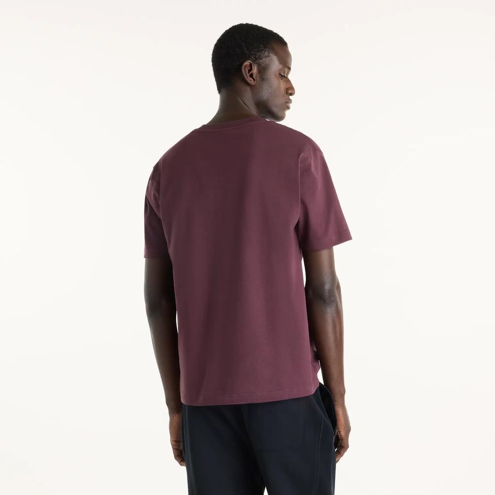 Férfi póló New Balance Athletics Premium Relaxed Chest Logo MT51900YLR - gesztenyebarna