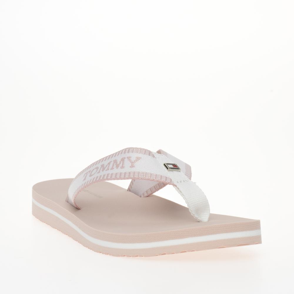 Flip Flop Tommy Hilfiger Webbing Pool Slide FW0FW07859-0LA - rózsaszín
