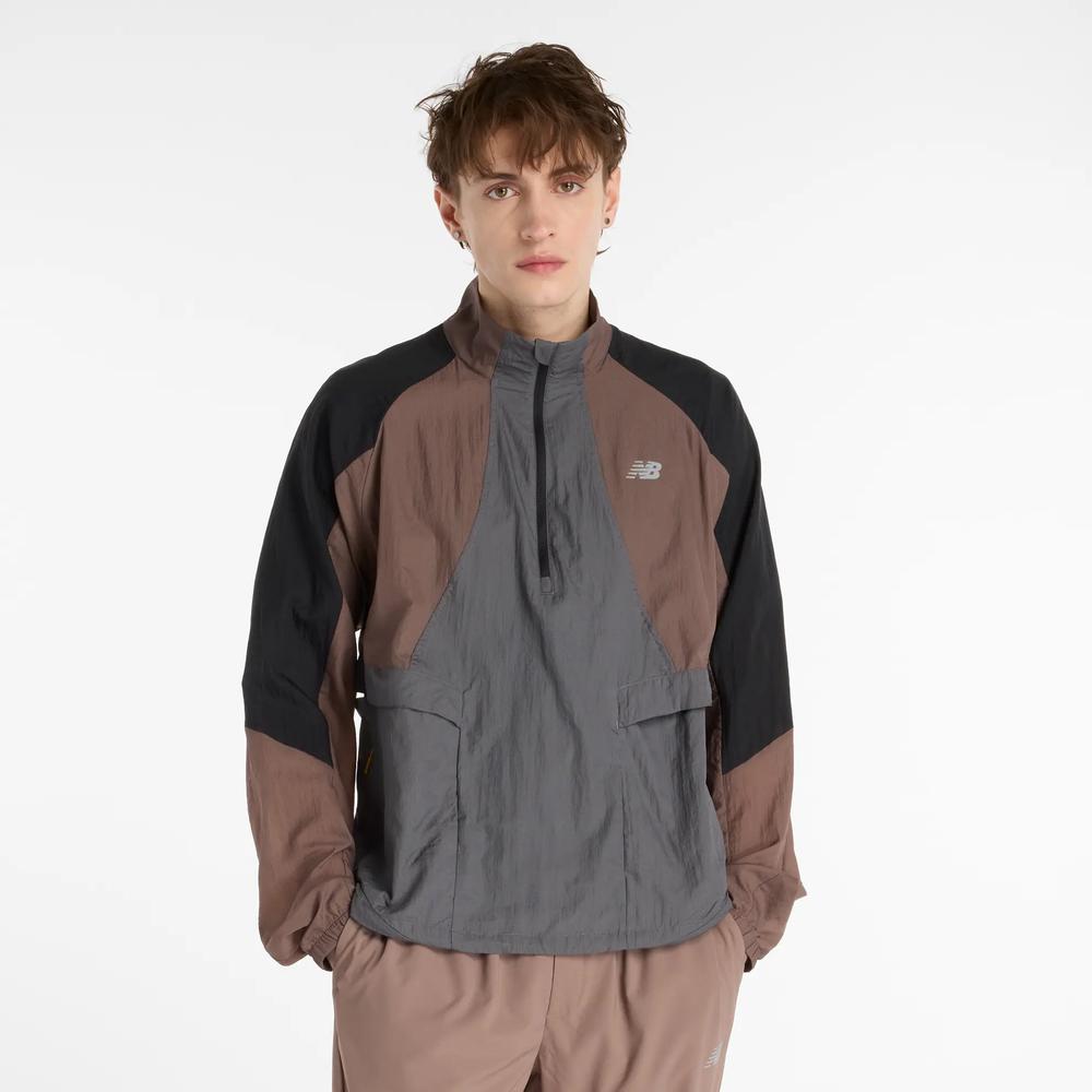 Férfi téli kabát New Balance MO53206EAS - barna