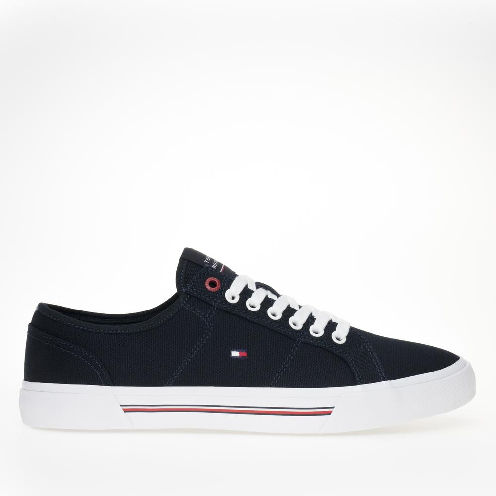 Cipő Tommy Hilfiger Core Corporate Vulc Canvas FM0FM04560-DW5 - sötétkék