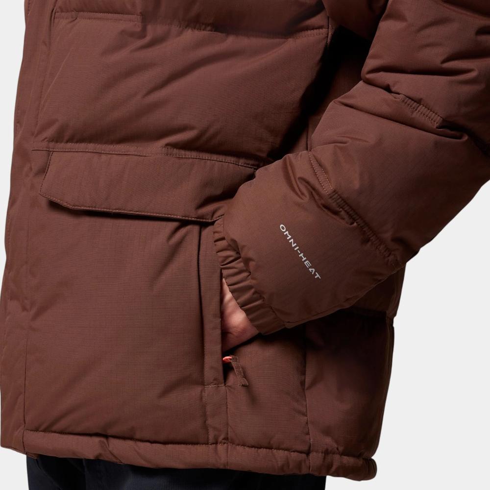 Férfi dzseki Columbia Landroamer Hooded Puffer 2088081256 - barna