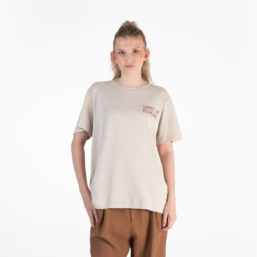 Póló Champion Crewneck 117497-ES057 - bézs