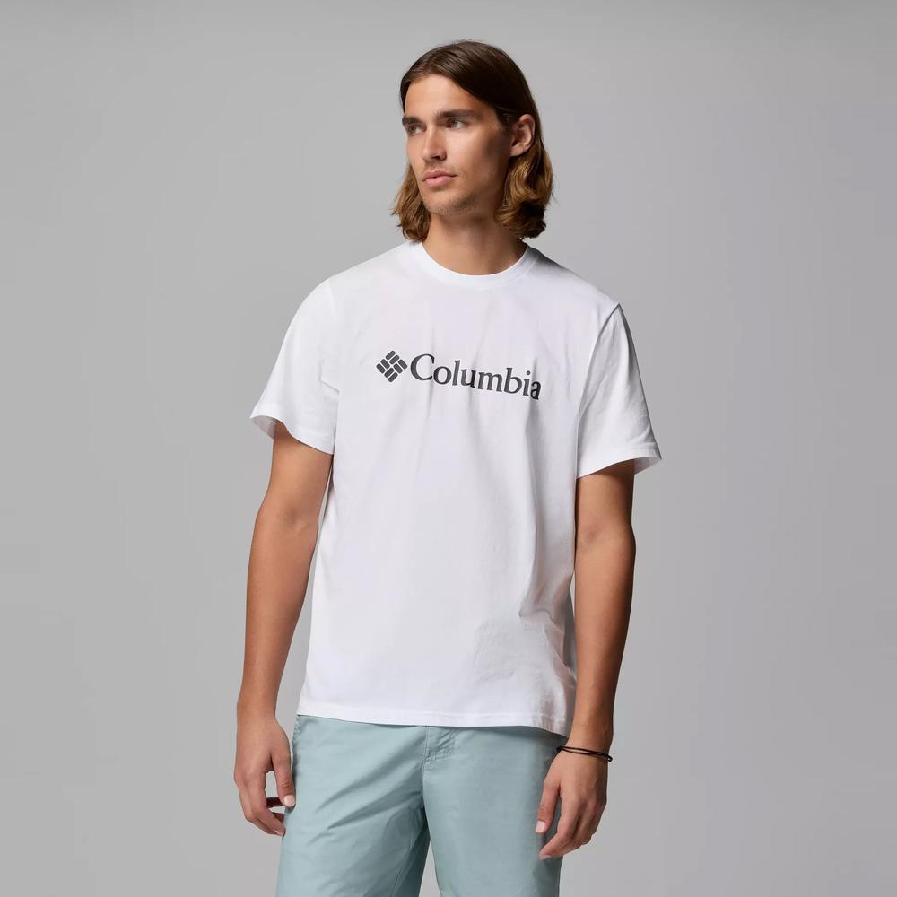 Férfi póló Columbia CSC Basic Logo 2155001100 - fehér