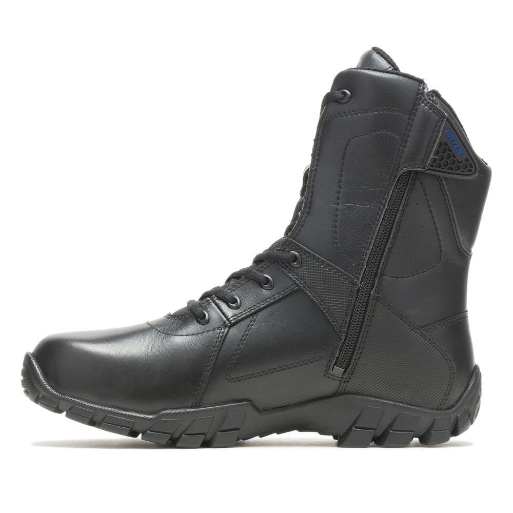 Cipő Bates Shock 8 Side Zip E7008 - fekete