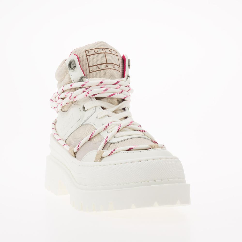 Cipő Tommy Jeans TJW Hybrid Boot EN0EN02338-YBI - bézs