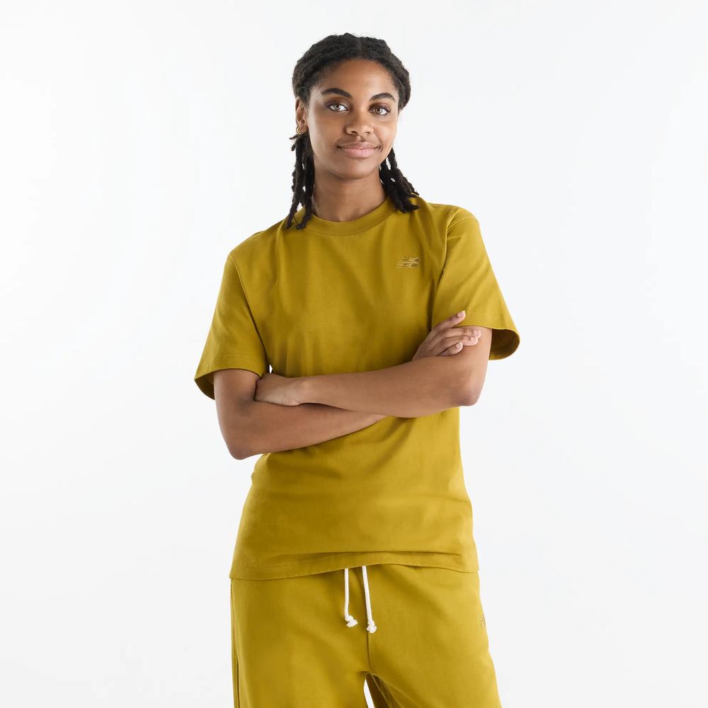 Női póló New Balance WT41501BIL - sárga