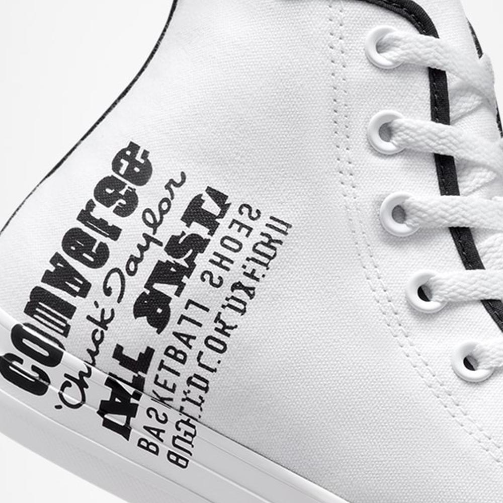 Cipő Converse Chuck Taylor All Star Logo Collage A02795C - fehér