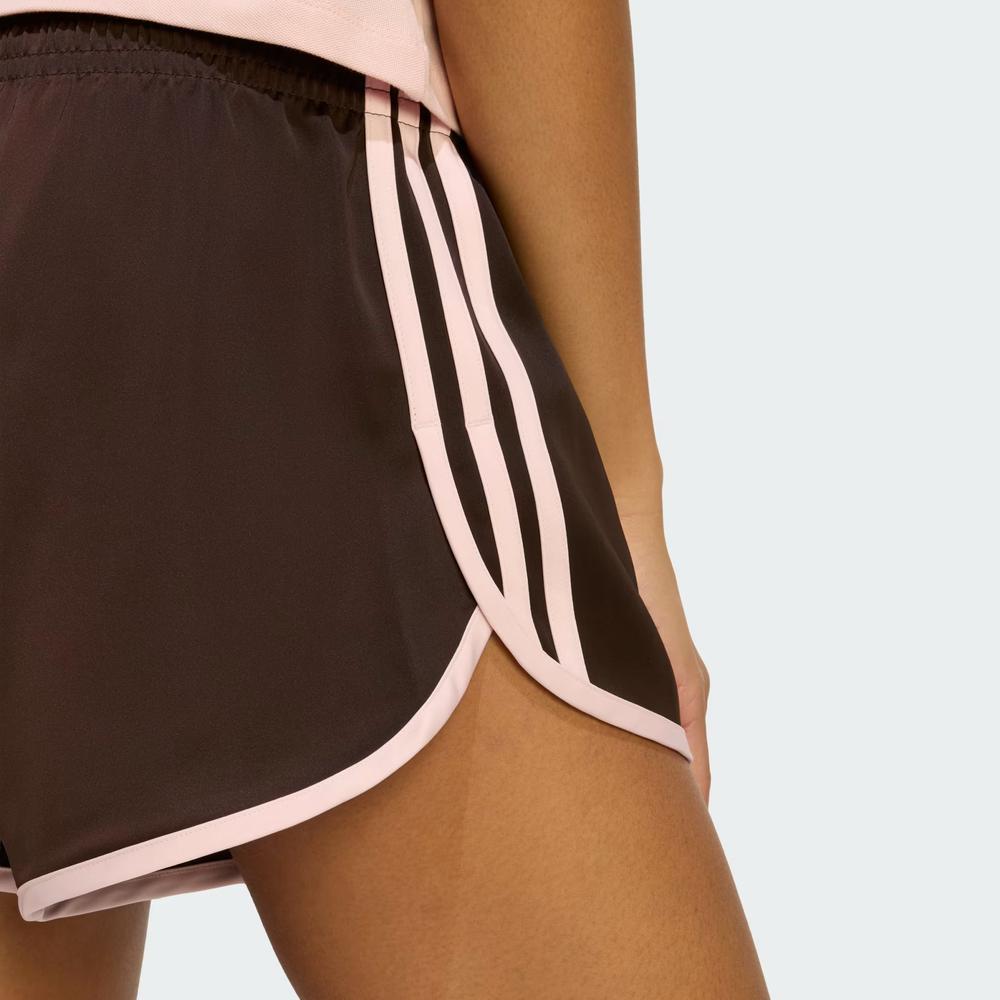 Rövidnadrág női adidas Originals 3-Stripes Sprinter KC9006 - barna