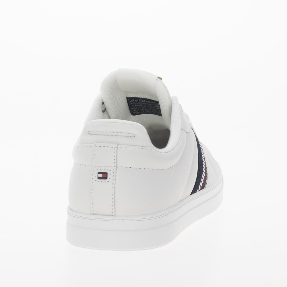 Cipő Tommy Hilfiger Icon Court Sneakers Stripes FW0FW08110-YBL - fehér