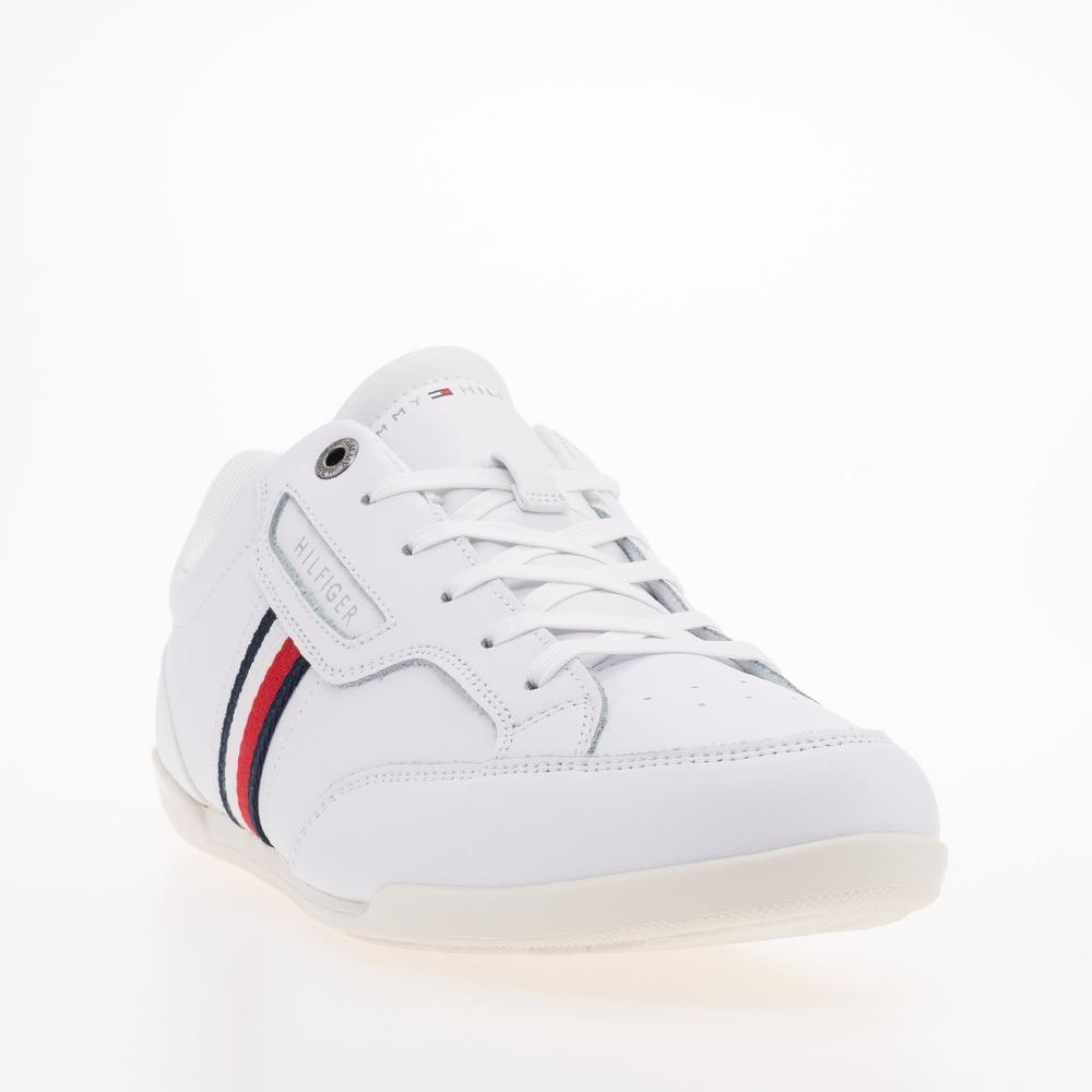 Cipő Tommy Hilfiger Classic LO Cupsole Leather FM0FM04277-YBR - fehér