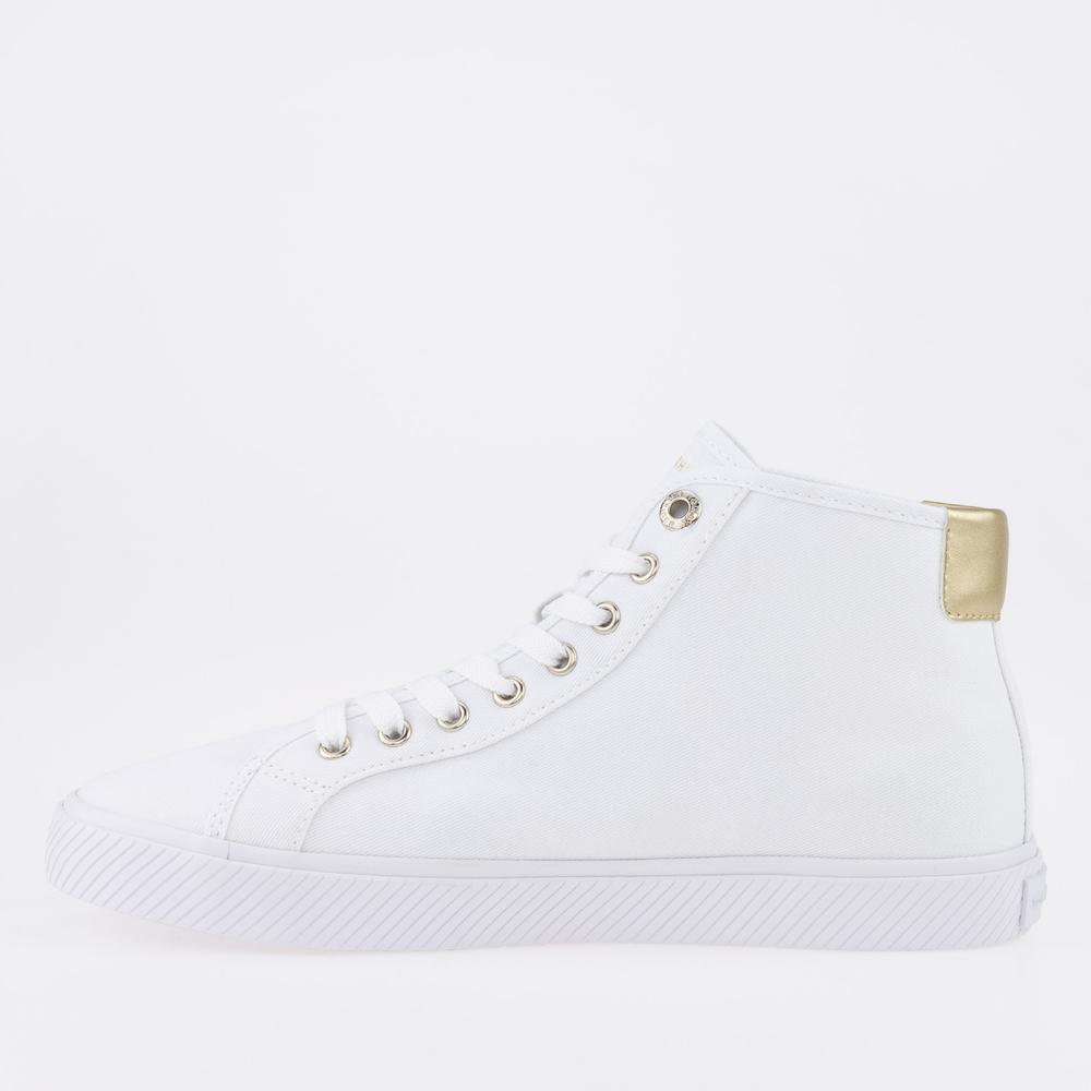 Cipő Tommy Hilfiger Essential Highcut FW0FW07120-YBS - fehér
