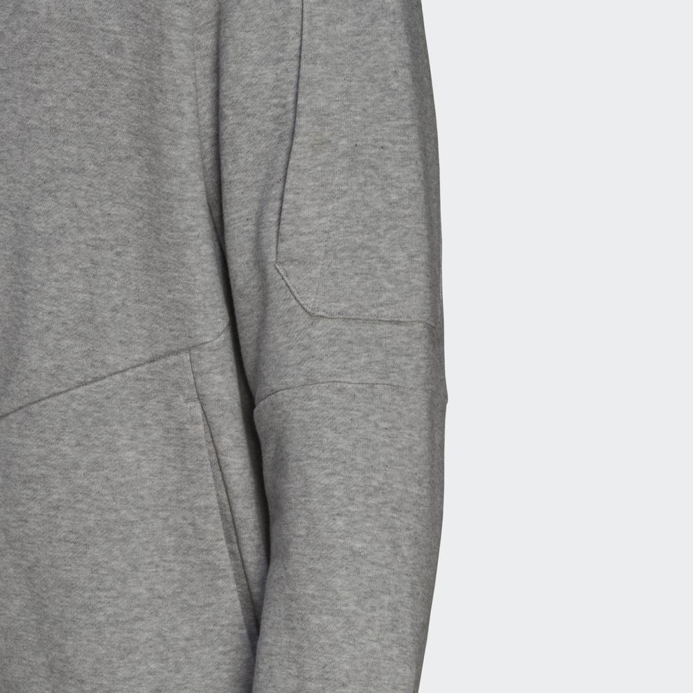 Pulóver adidas Essentials 4 Gameday Full-Zip Hoodie HE1806 - szürke