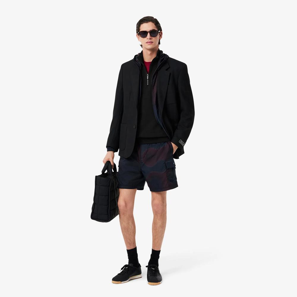 Pulóver férfi Lacoste Interlock SH9774-031 - fekete