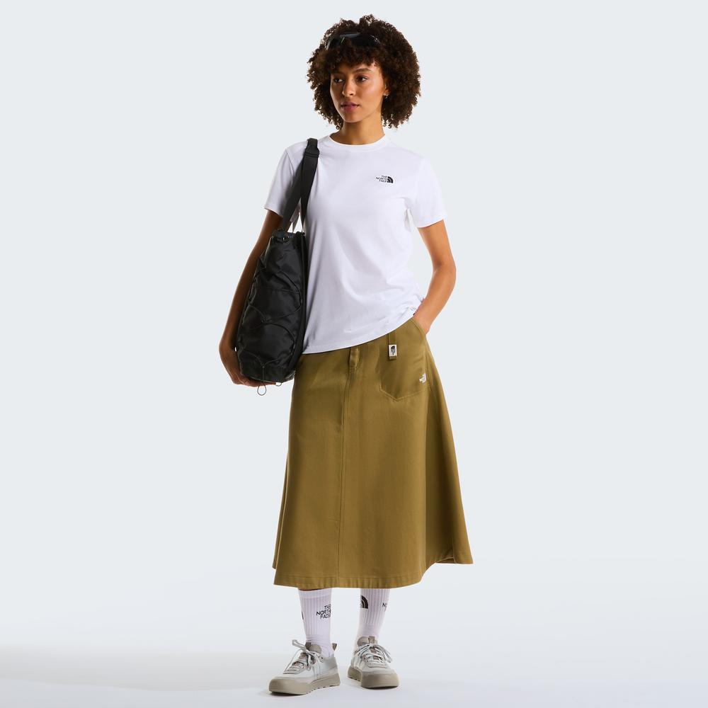 Női póló The North Face Evolution Simple Dome 0A8FX7FN41 - fehér