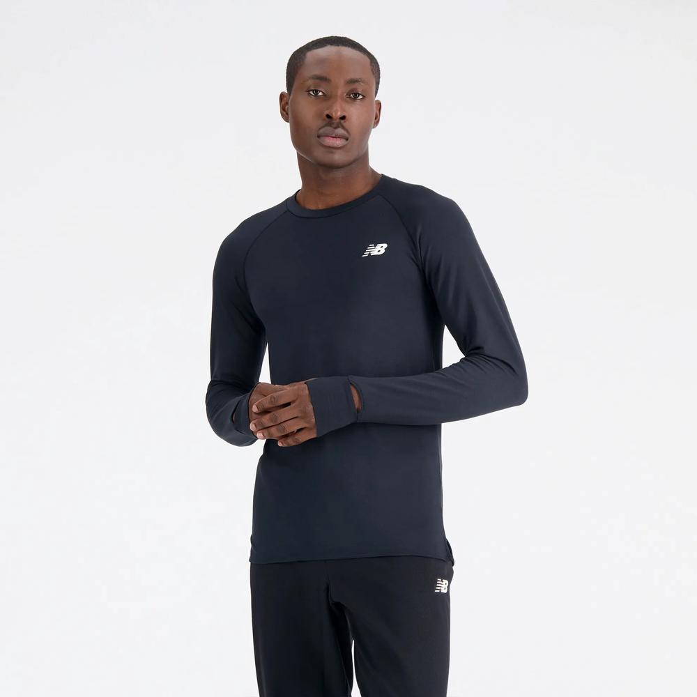 Férfi póló New Balance MT33284BK - fekete