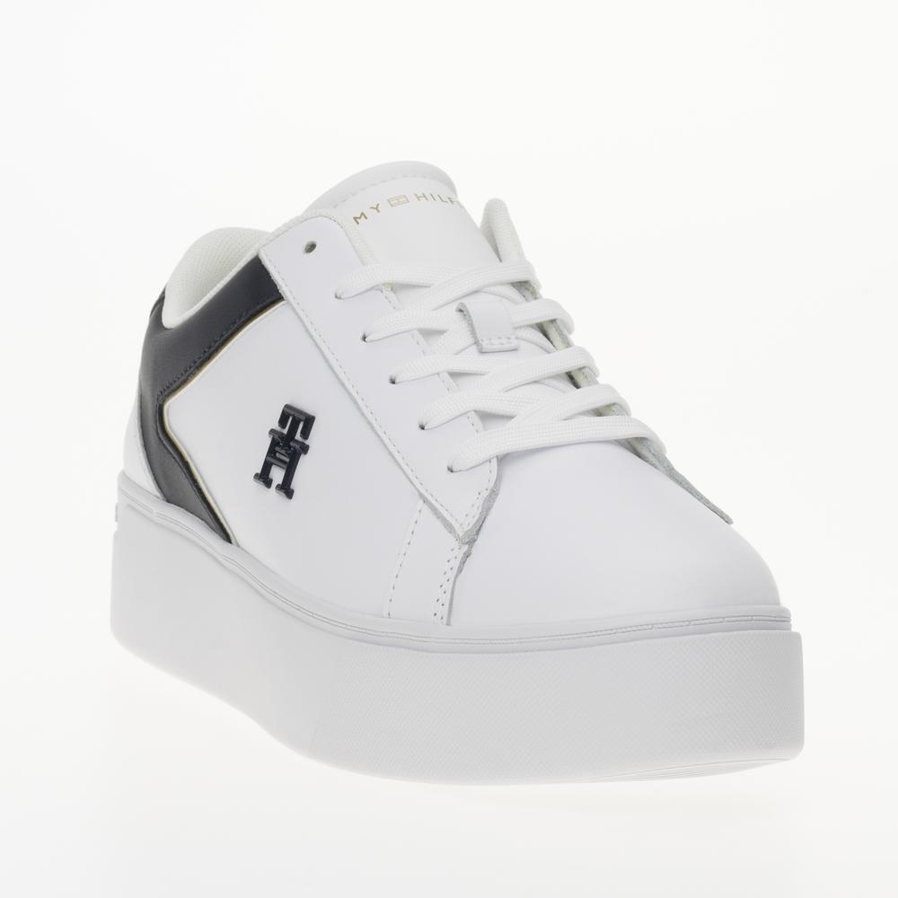Cipő Tommy Hilfiger Platform Court FW0FW07910-0K5 - fehér