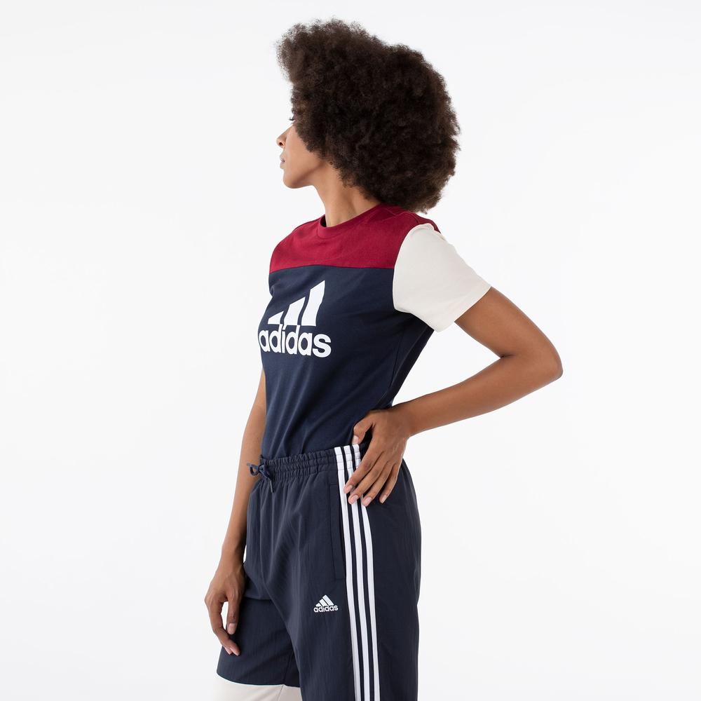Póló adidas Essentials Colorblock Logo HJ9463 - többszínű