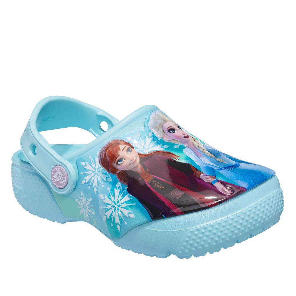 Flip Flop Crocs Toddler Fun Lab Disney Frozen II Clog 206804-4O9 - kék