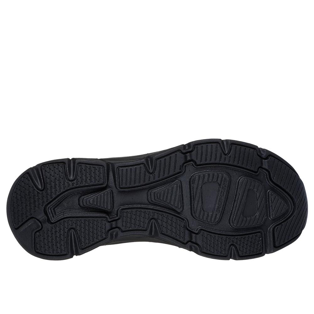 Női cipő Skechers Relaxed Fit D'Lux Walker 2.0 Golden Step 150106BKRG - fekete