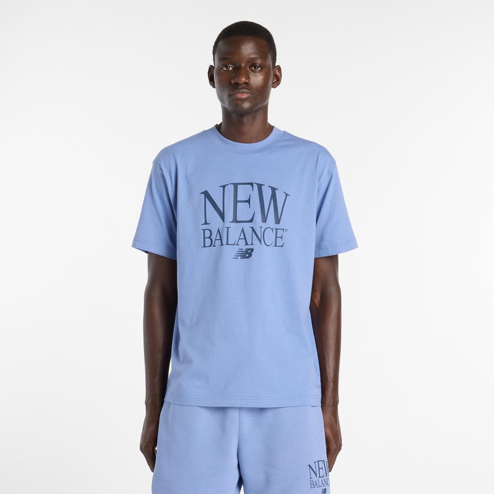 Férfi futópóló New Balance MT61X6EQAA3 - kék