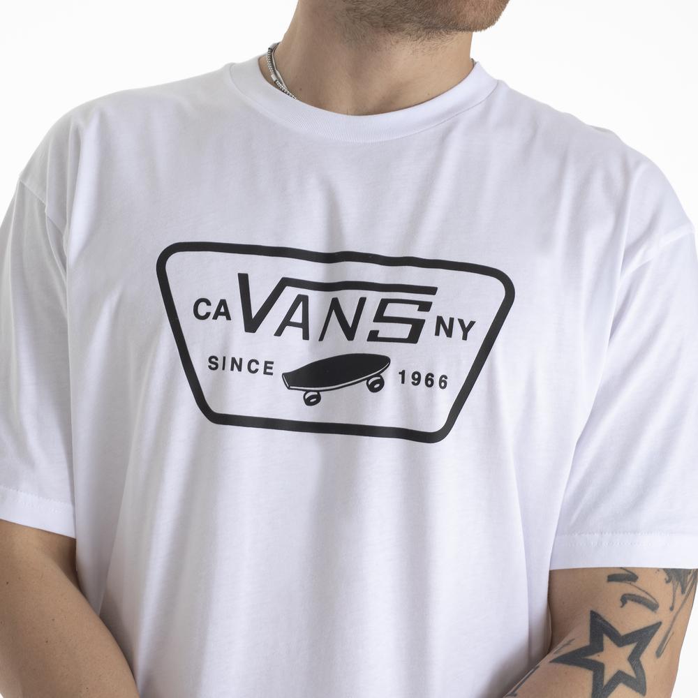 Póló Vans Full Patch VN000QN8YB21 - fehér
